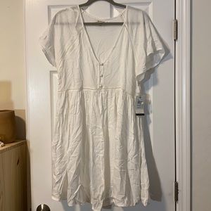 White ripcurl sun dress
